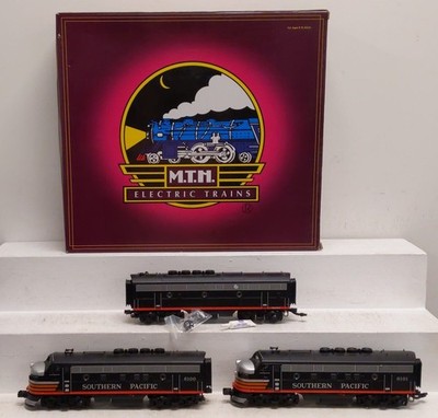 MTH 20-2306-1 O Southern Pacific F-3 ABA Diesel Engine Set w/PS2 #X6100/X6101 LN