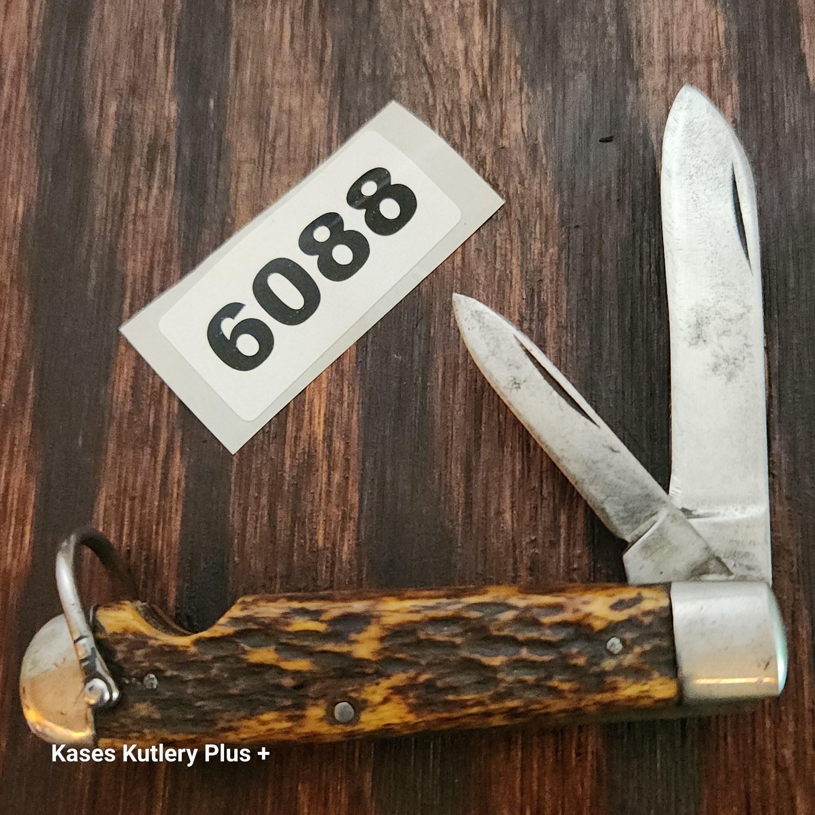 Vintage Camillus Cutlery Easy Open Jack Knife Made In USA 1930s-40s 4 Line Stamp - second product detail image