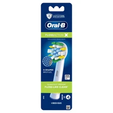 Oral-B FlossAction Electric Toothbrush Replacement Brush Heads Refills 4ct