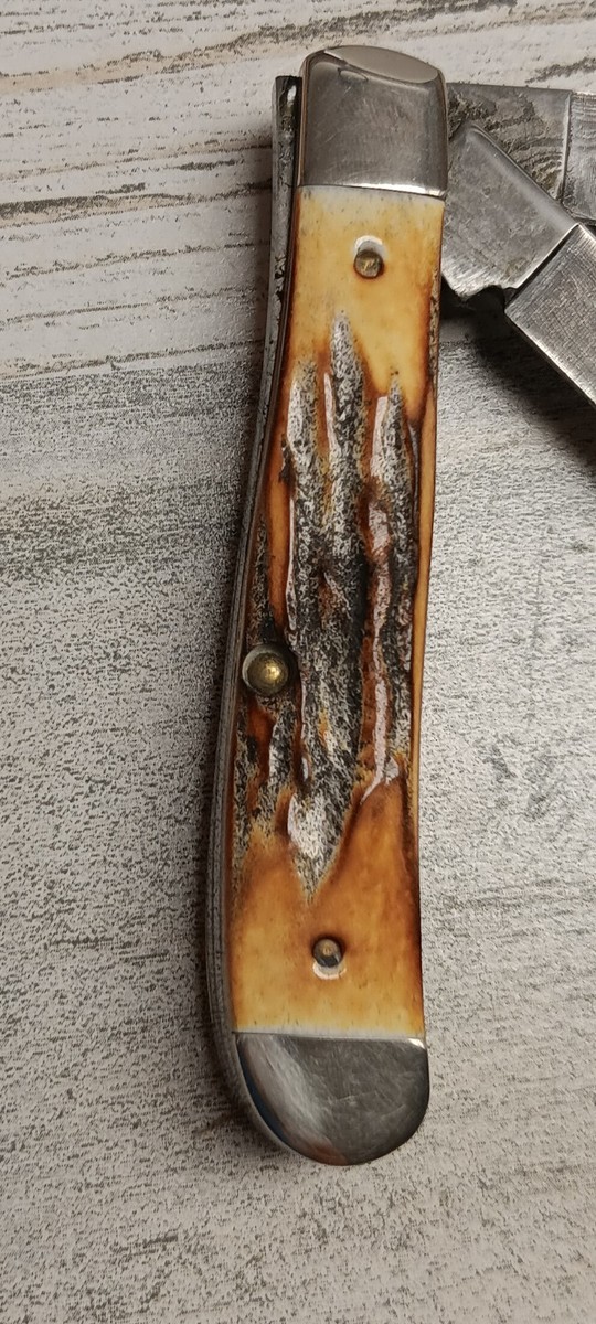 TTマウンテンコース 80周年 切手ファーストデイカバー Case xx Trapper Deer Sportsman Natural Bone 81220 Stainless Pocket