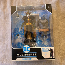 McFarlane DC Multiverse Robin King Dark Nights Death Metal Darkfather BAF NEW .5