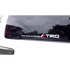 Trd Toyota Racing Development Outdoor Decal Sticker Pair 20cm 30cm Car Side Viny