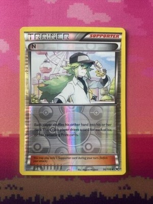 Pokemon Karte N Dunkle Entdecker Reverse Holo 96/108 Near Mint