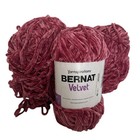 Yarnspirations Bernat Velvet Yarn 32068 Pomergrantate 2.2 LBS Lot of 4 