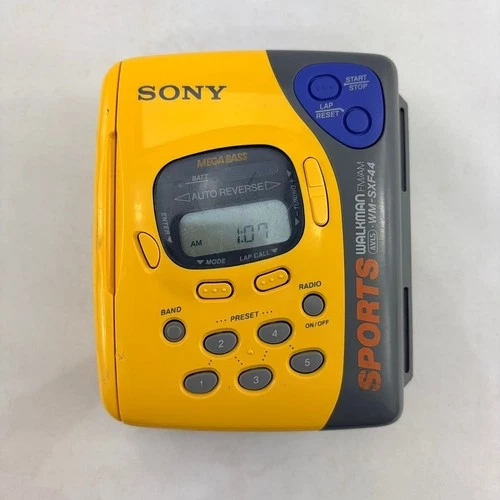 Sony Walkman Sports AVLS WM-SXF44 AM/FM Radio/Cassette Player Vintage - Tested