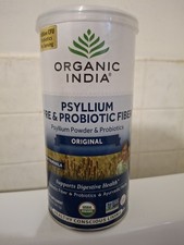 Organic India Psyllium Husk Powder Pre Probiotic Fiber 10 oz New Never Opened