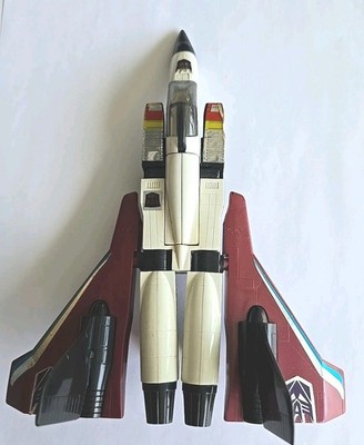 TRANSFORMERS ORIGINAL G1 1985 Decepticon Ramjet Seeker Jet Missing Parts VNTG
