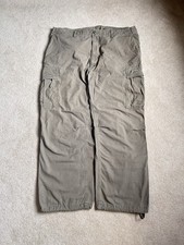 Vintage Polo Ralph Lauren Military Utility Baggy Cargo Pants Adjustable Sz 40x30