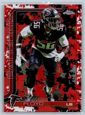 2025-26 Topps Chrome Football Leonard Floyd Atlanta Falcons Team Camo SSP