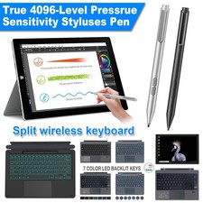 Wireless Touchpad Keyboard For Microsoft Surface Pro 9/9 5G/8/7/7 /6/5/4/3 US