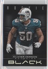 2012 Panini Black Rookie 307/349 Olivier Vernon #175 0e3