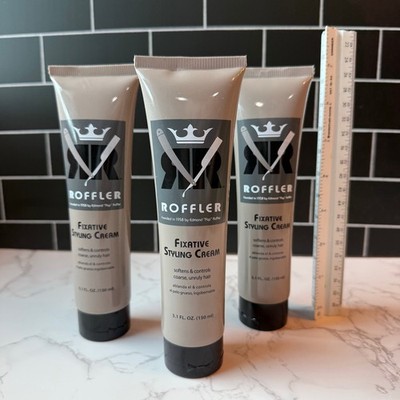 3 New Roffler Fixative Styling Cream 5.1oz per bottle
