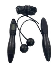 Weighted Jump Rope with Counter, Adjustable Cordless Skipping Rope for Fitness