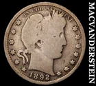 1892 Barber Quarter - Scarce Better Date No Reserve  #i4804