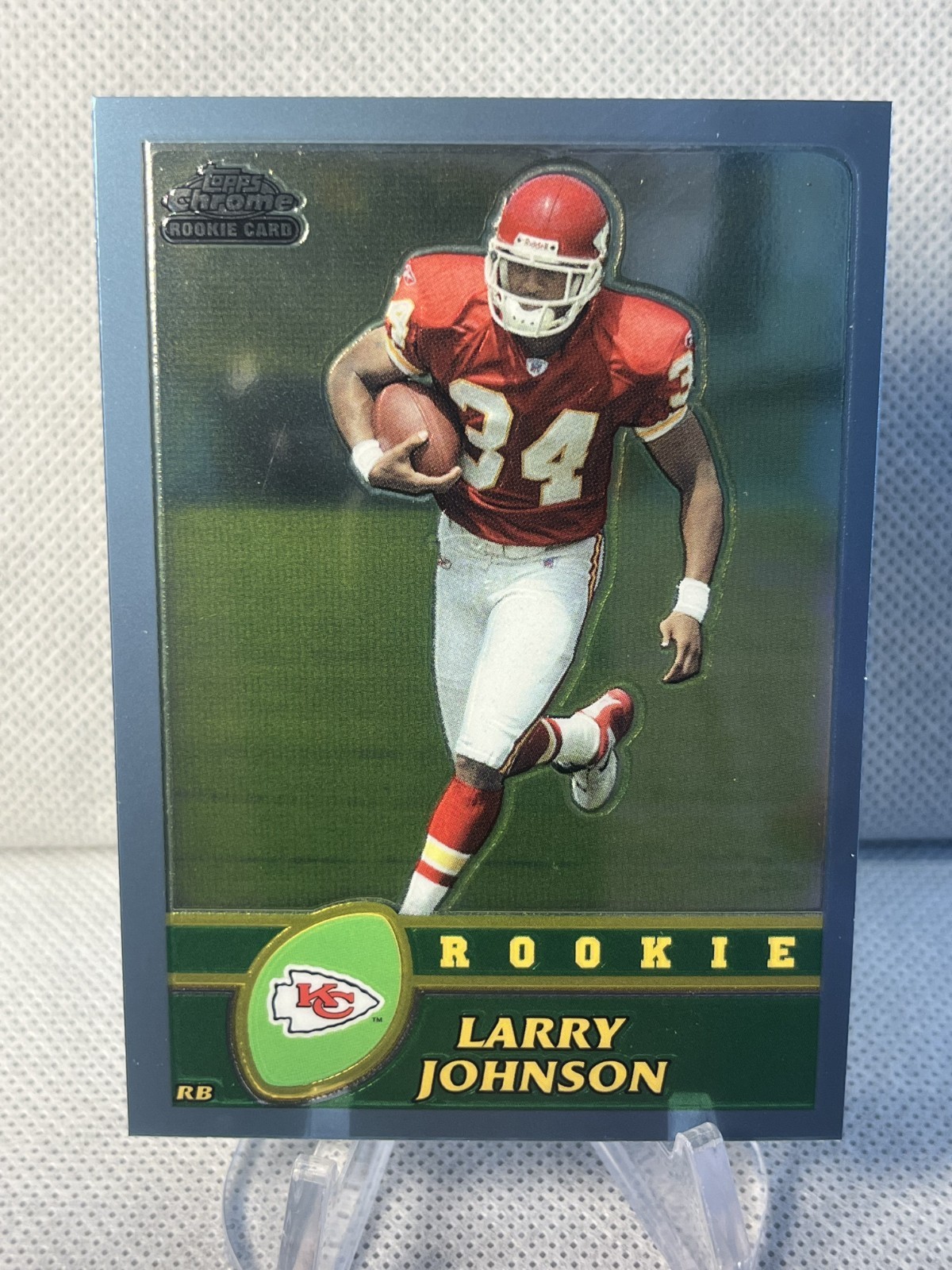 2003 Topps Chrome Larry Johnson Rookie #220 RC Kansas City Chiefs