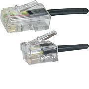 MicroConnect MPK455S RJ11-RJ45 5M M/M Black