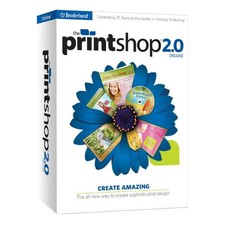 Broderbund The PrintShop Deluxe Version 2.0 For Windows PC Software