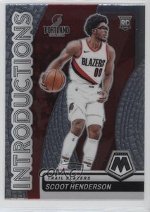 2023-24 Panini Mosaic Introductions Scoot Henderson #18 Rookie RC