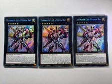 3 x Ultimate Leo Utopia Ray BROL-EN027 Secret Rare 1st Edition YuGiOh Playset NM