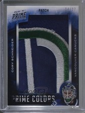 2013-14 Panini Prime Prime Colors Patch 24/27 Cory Schneider #PC-CS Patch 0c3