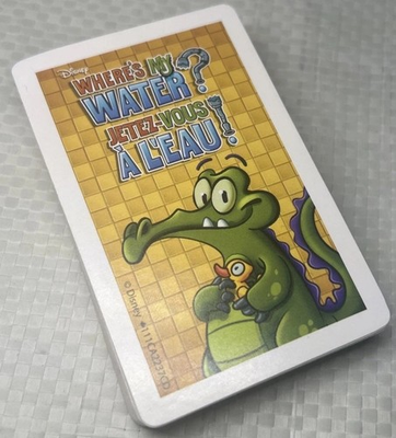 #ad Where’s My Water? 36 Game Cards Deck – Disney 2012 Complete Replacement $8.49