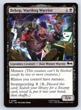 Magic Bebop, Warthog Warrior Teenage Mutant Ninja Turtles TMT C 0059 NM MTG