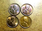 Beautiful Brilliant Uncirculated 1936 1937 1938 1939 Lincoln Set Must See! C9
