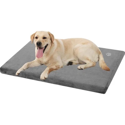 Hundebett  Groß 104x71cm waschbar Hundekissen Grau - Bild 1 von 2