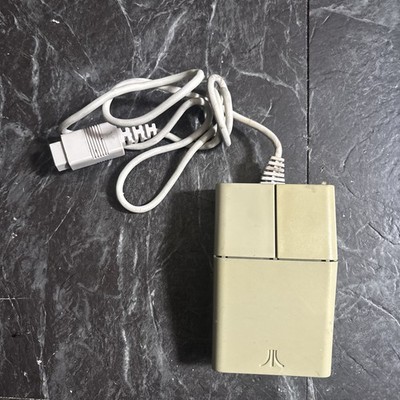 Vintage Atari ST Mouse Original Beige Mechanical Ball Mouse Untested 520ST