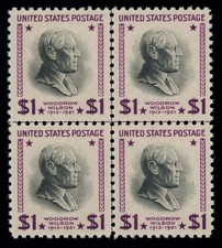 USA Scott# 832b, XF, CLB of 4, USIR Wmk, Mint NH, PF Cert, SCV $1700 (21100)