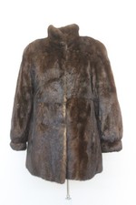 mint canadian dark ranch mink fur jacket coat...