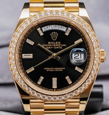 Rolex Day-Date 40mm Diamond Bezel Baguette Dial 2024 Complete Gem-Set 228348RBR