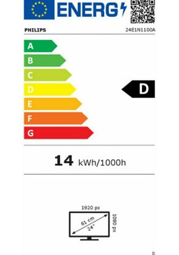 Philips 1000 series 24E1N1100A/00 LED display 60.5 cm (23.8") 1920 x 1080 pixels - Picture 5 of 5