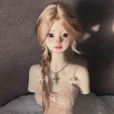 1/6 1/4 1/3 Side Braids Hairs Princess Hairs Mohair Silk Wig Fit BJD Doll