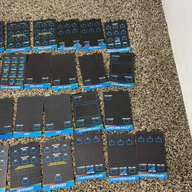 Atari 5200 Overlays Lot OEM Lot Of 41 Vintage 