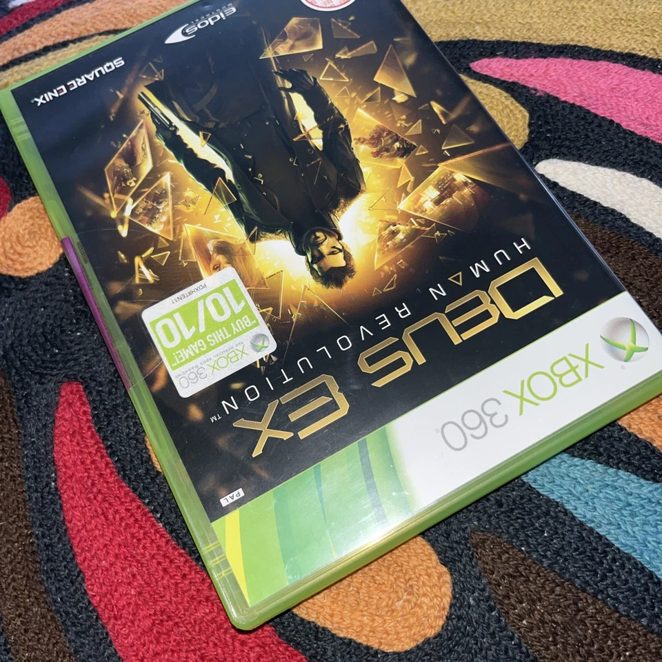 DEUS EX HUMAN REVOLUTION XBOX 360 BRAND NEW Sealed game sticker  - Image 4 of 4