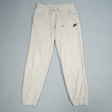 Nike Sweatpants Womens M Oatmeal Sportswear Club Fleece Joggers bv4995-051