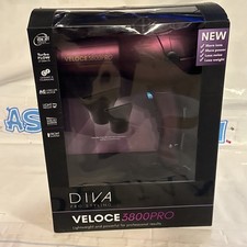 Diva Pro Styling Edit Veloce 3800 Pro Dryer 2200 W Professional Hairdryer Purple