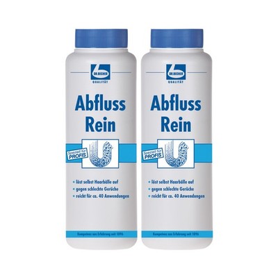 Dr. Becher Abfluss Rein   Kraftreiniger gegen Verstopfungen, 2 x 1000 g
