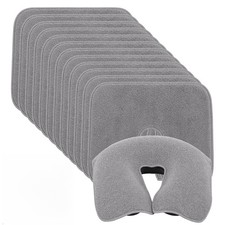 12Pcs Microfiber Face Cradle Covers, Thickened Soft Reusable White