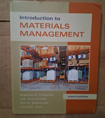 Introduction to Materials Management -8th Edition Hardcover 