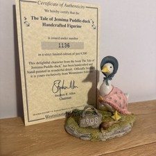 Westminster Ed. Figure- Beatrix Potter Centenary Collection - Jemima Puddle-Duck