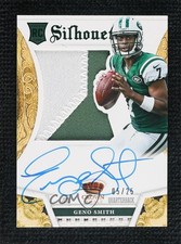 2013 Panini Crown Royale Silhouettes Green Auto 5/25 Geno Smith #211 Auto 1b0