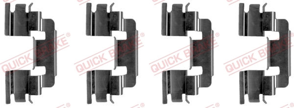 ZubehöRkit, Scheibenbremsbelag Quick Brake 109-1249 FüR Land Rover-image
