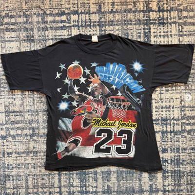 90s MlCHEAL JORDAN EURO RAP TEE Vintage T-Shirt Reprint