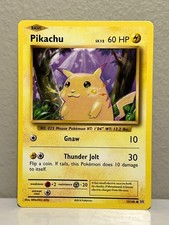 pokemon card 35 108 Pikachu - 35/108 Reverse Holo 30 Retreat Cost Pikachu - XY Evolutions 35/108