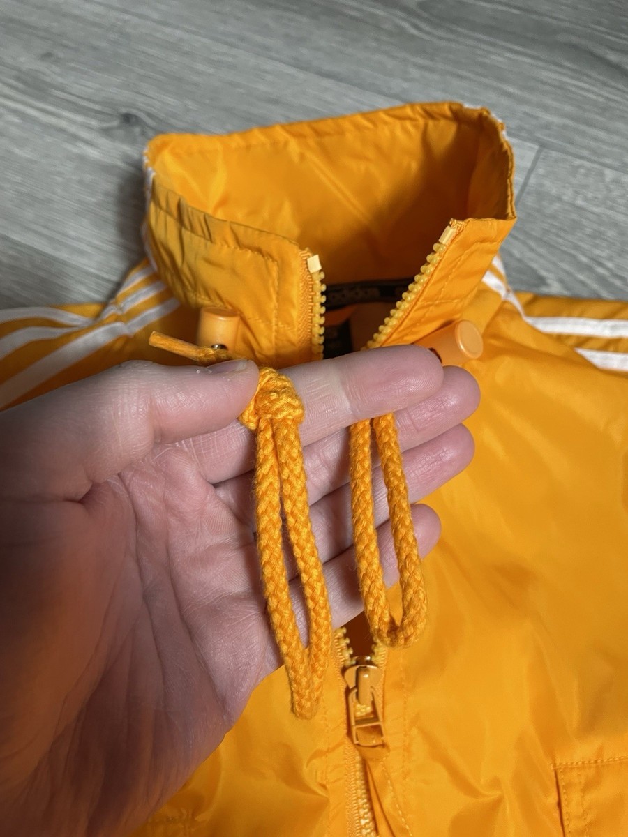 Adidas Vintage Jacket 90s Orange Track Made In Taiwan Rare Men's