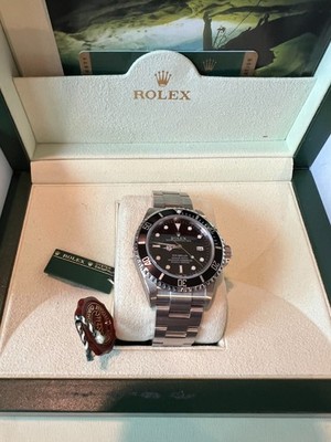 ROLEX STAINLESS STEEL SEA-DWELLER 16600 40MM N.O.S. BOX PAPERS 'Z