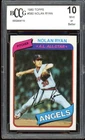 1980 Topps #580 Nolan Ryan Card BGS BCCG 10 Mint+