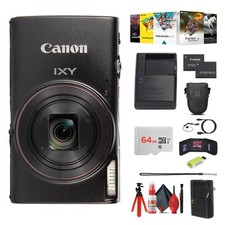 Canon Compact Digital Camera IXY 650 HS M 12x Optical Zoom - Black - Bundle